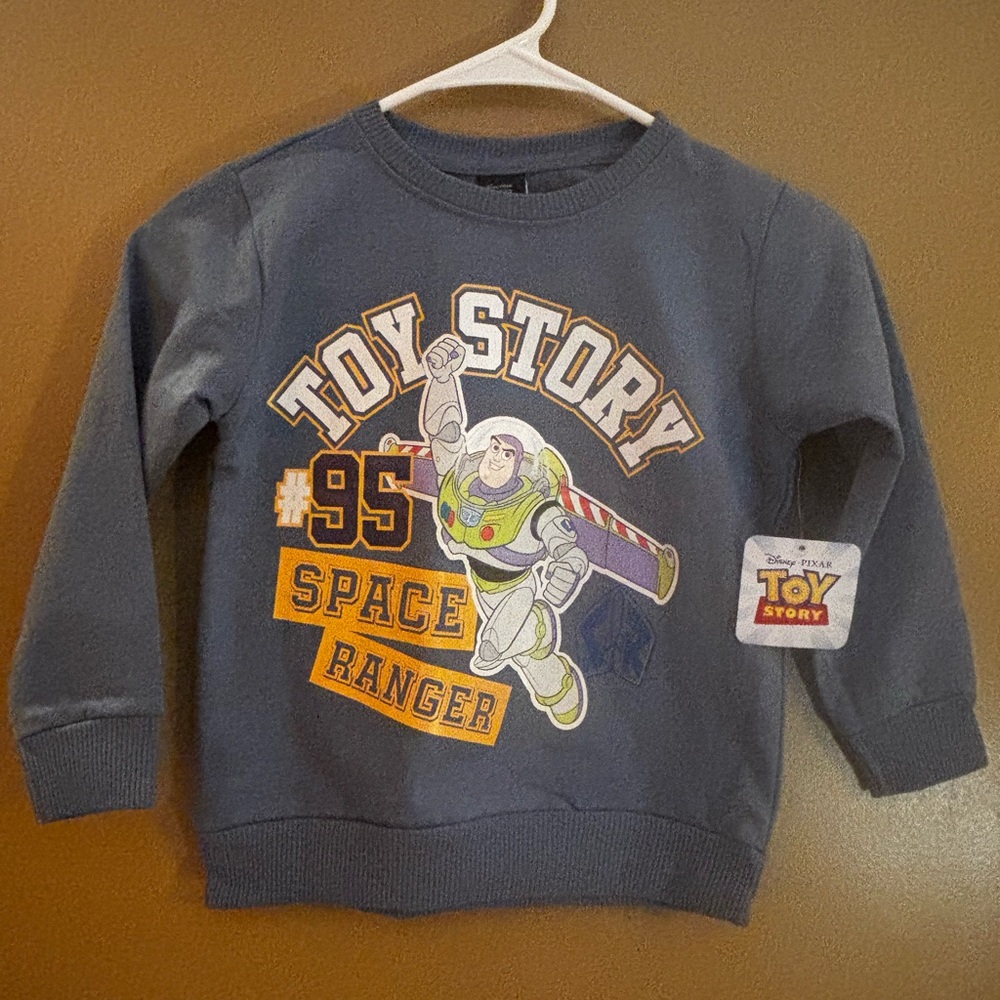 Disney Pixar Toy Story Buzz Lightyear Sweatshirt Size 4